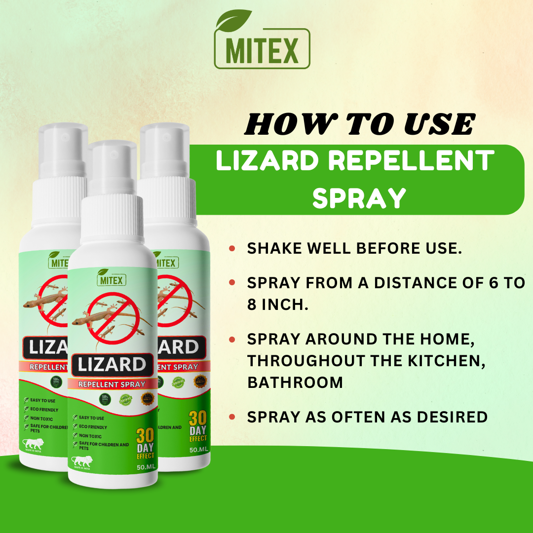 Lizard Repellent Spray - Protect your home from Pest, mite & insects